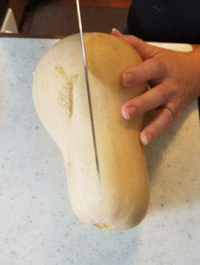 butternut squash cut